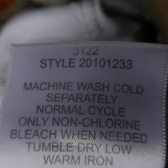 27x23 Tory Burch Designer Cropped Camo Jean Cotton Spandex Gold Logo Hardware - Picture 11 of 12